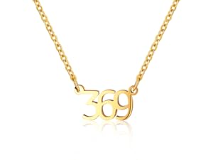 angel number necklace 369