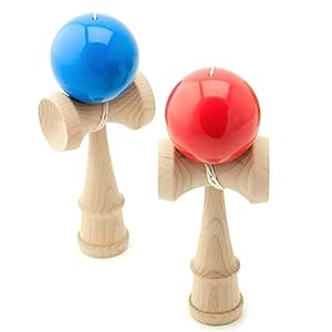 Amazon | けん玉 2個セット 剣玉 木製 けん玉教室 練習用 競技用