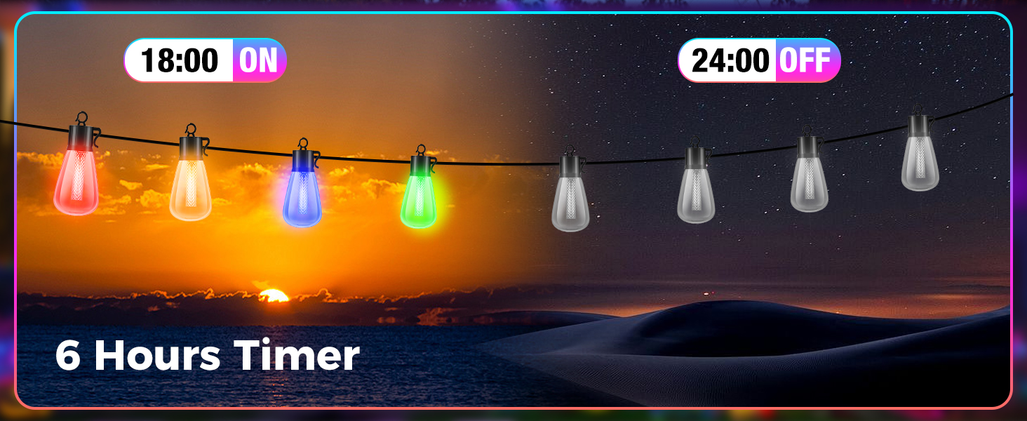 edison lights outdoor string