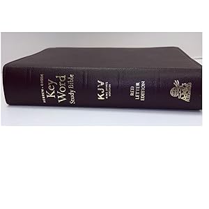 The Hebrew-Greek Key Word Study Bible: KJV Edition, Burgundy