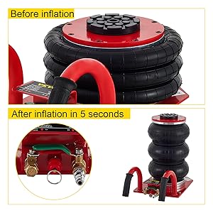 pneumatic car jack