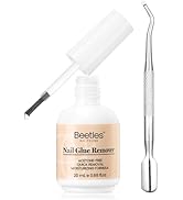 Beetles Nail Glue Remover Glue 20ml for False Nails, Press on Nails Glue Remover for Fake Nail Ti...