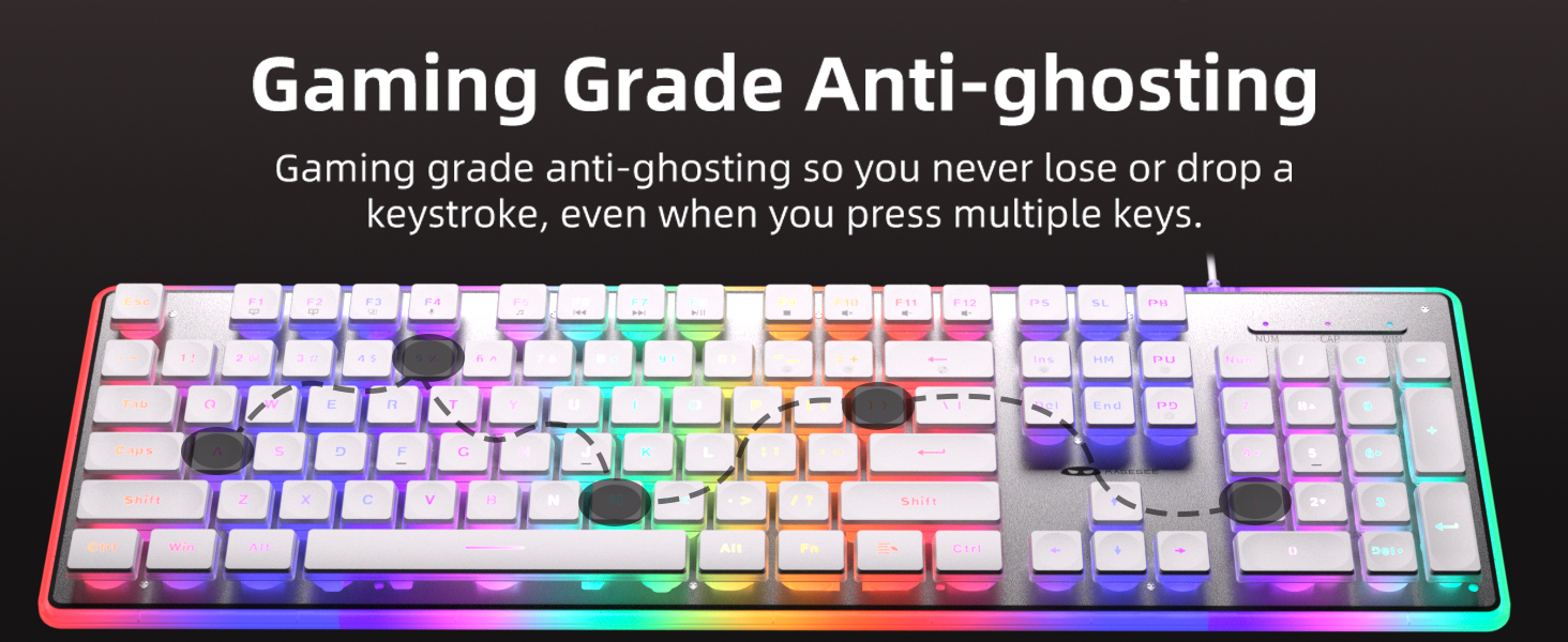 104 Keys RGB Keyboard