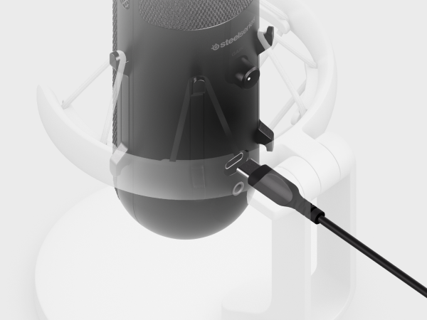Steelseries alias usbマイク SteelSeries Alias USB Mic with 3X Bigger Capsule for Gamers