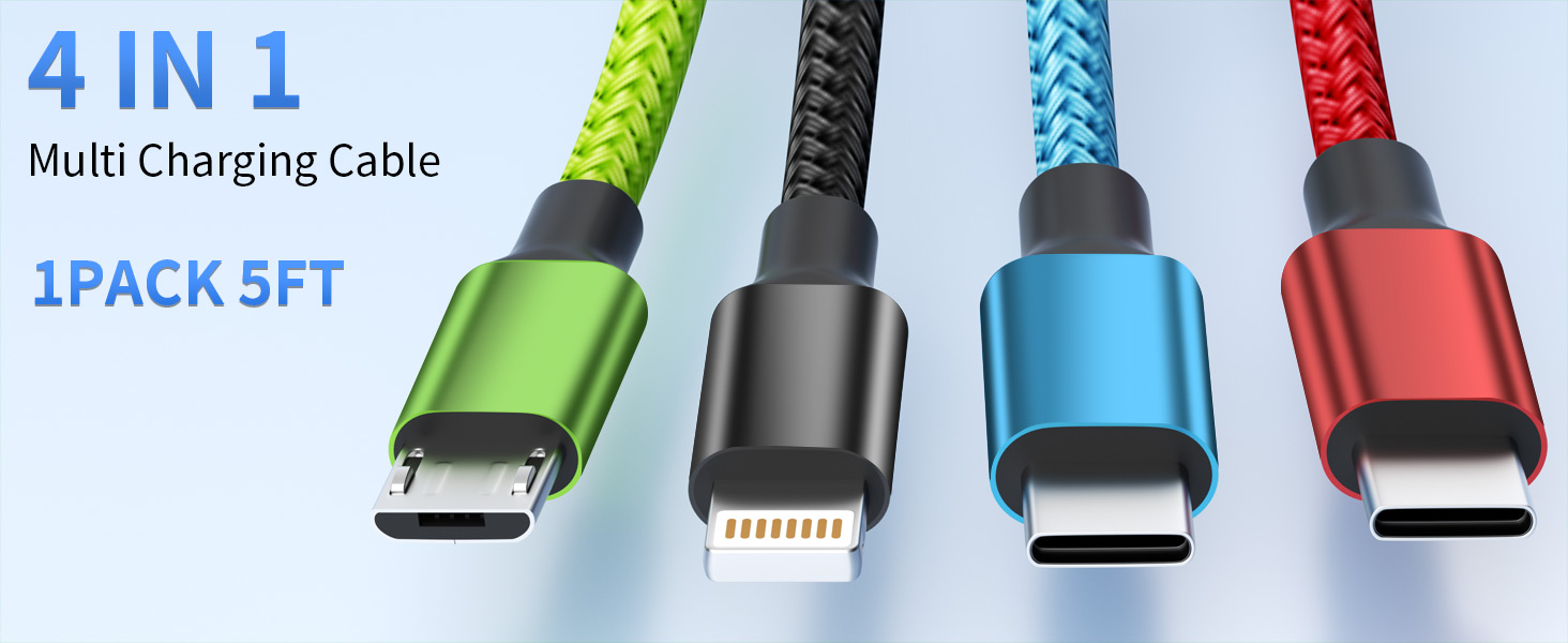 4 in 1 Charging Cable