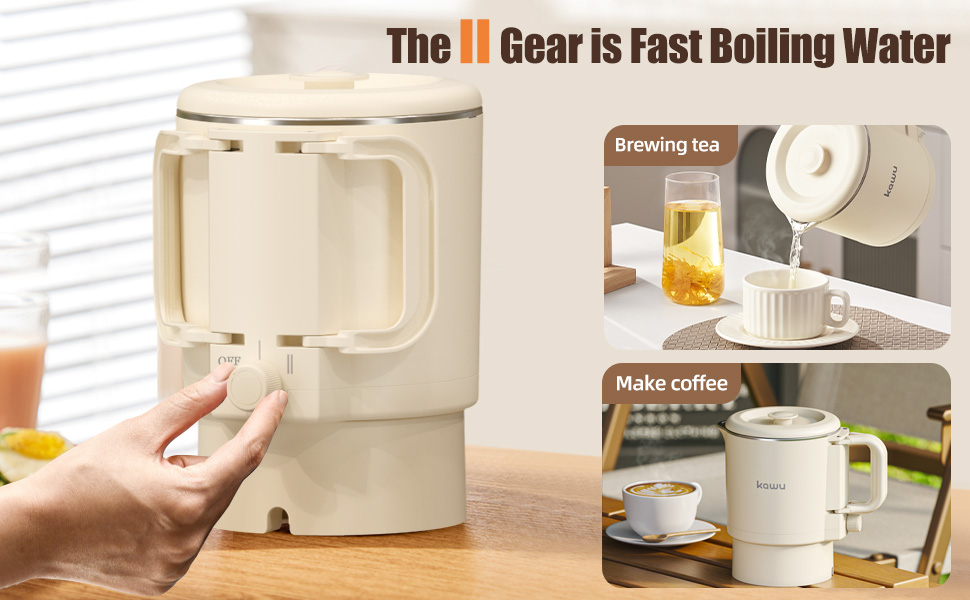 غلاية شاي محمولة قابلة للطي سعة 800 مل