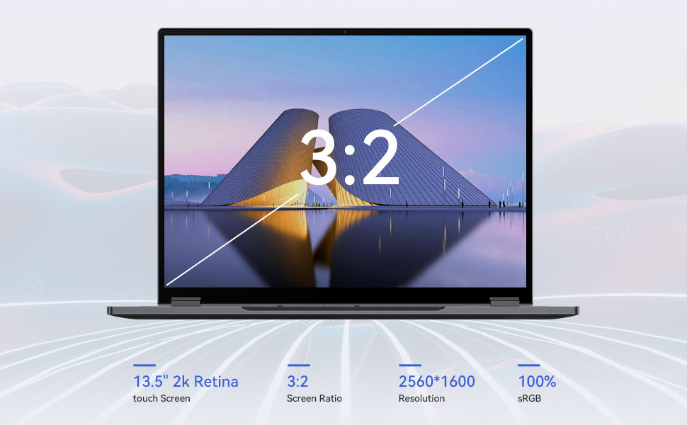 CHIWEI FreeBook 13.5'', Notebook e tablet computador portátil RAM 12GB