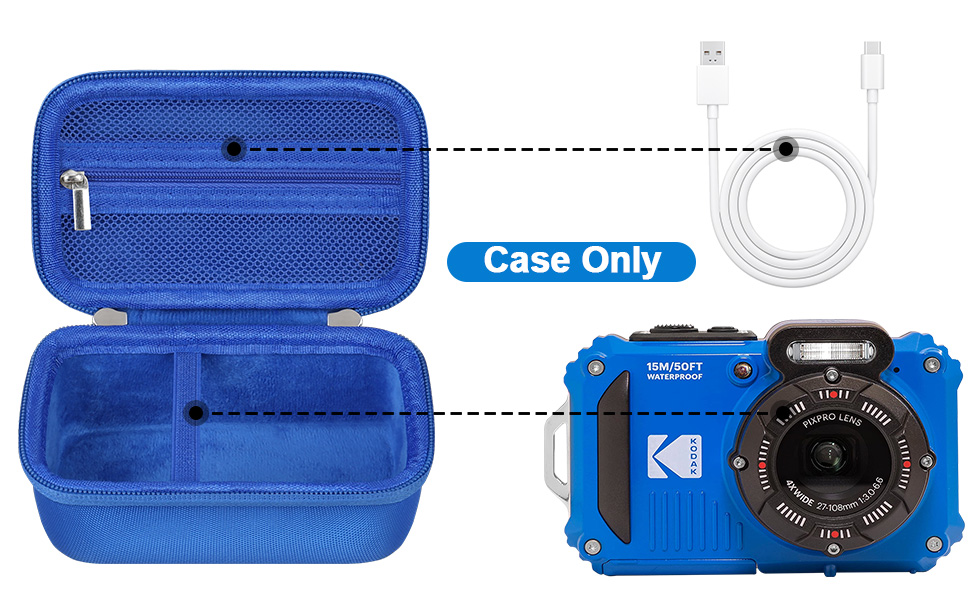 Canboc Carrying Travel Case for KODAK PIXPRO WPZ2 Rugged