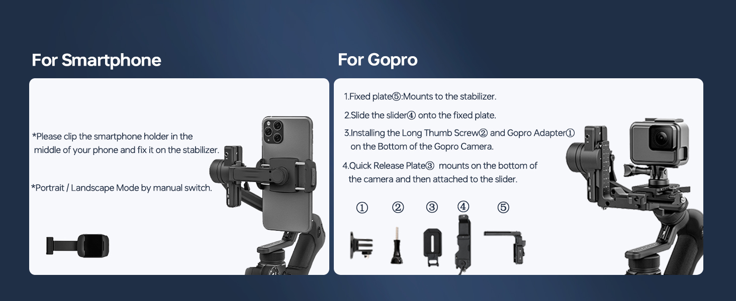 FeiyuTech AI Tracking Camera Gimbal Stab... 18 Installation Guide 2