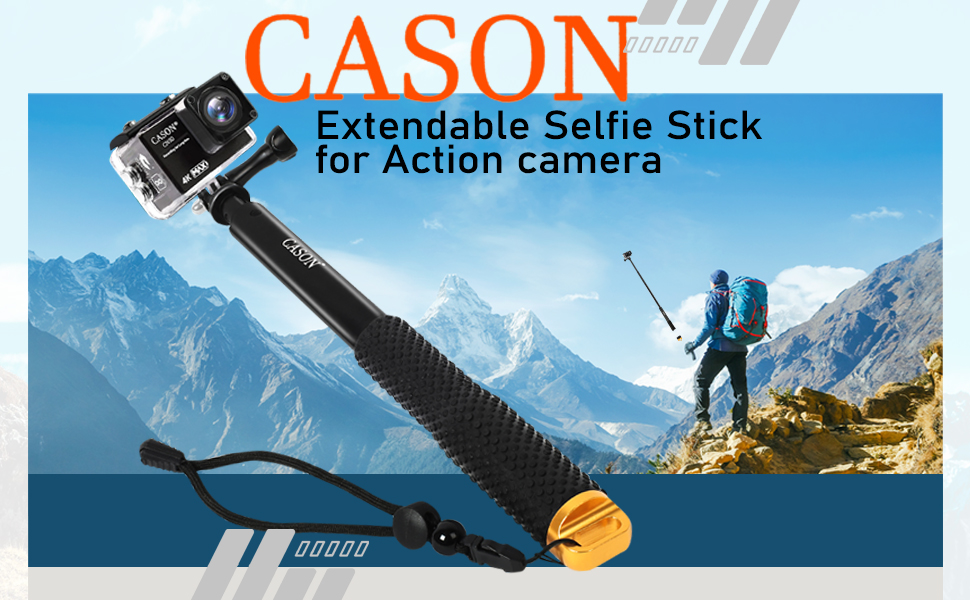 Buy Cason Extendable Monopod for Action Camera/Hand Grip Adjustable