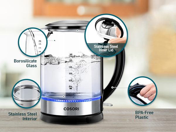 COSORI electric glass kettle