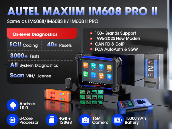 Amazon.com: Autel MaxiIM IM608 PRO 2, 2025 IM608PRO II Auto