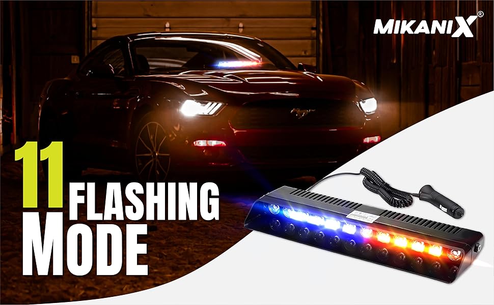 11 FLASHING MODES