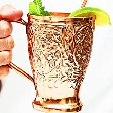 Our mule cups are handcrafted with 100% pure copper for an authentic taste experience