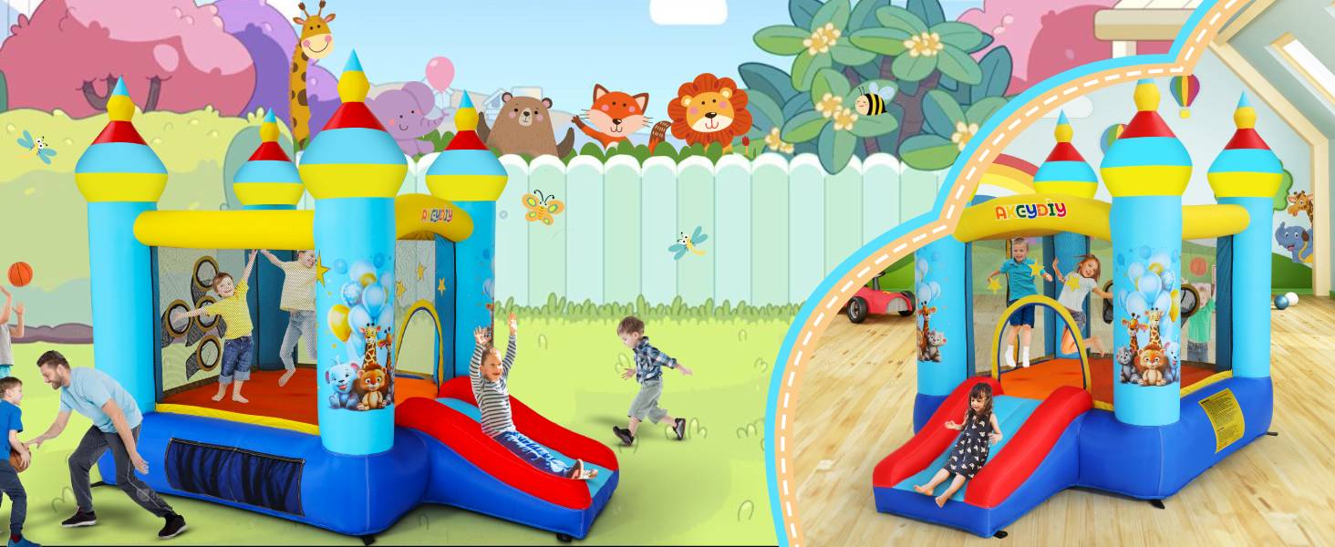 outdoor bounce house