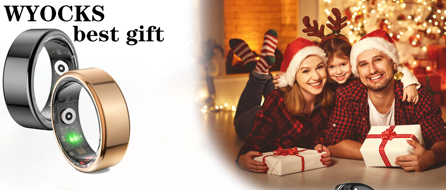 Wyocks Smart Ring,Health Ring,Health Tracker,Fitness Ring