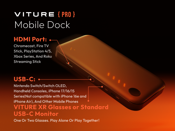 その他 VITURE PRO Mobile Dock VITURE Pro Mobile Dock | VITURE: Next Gen XR/AR Glasses