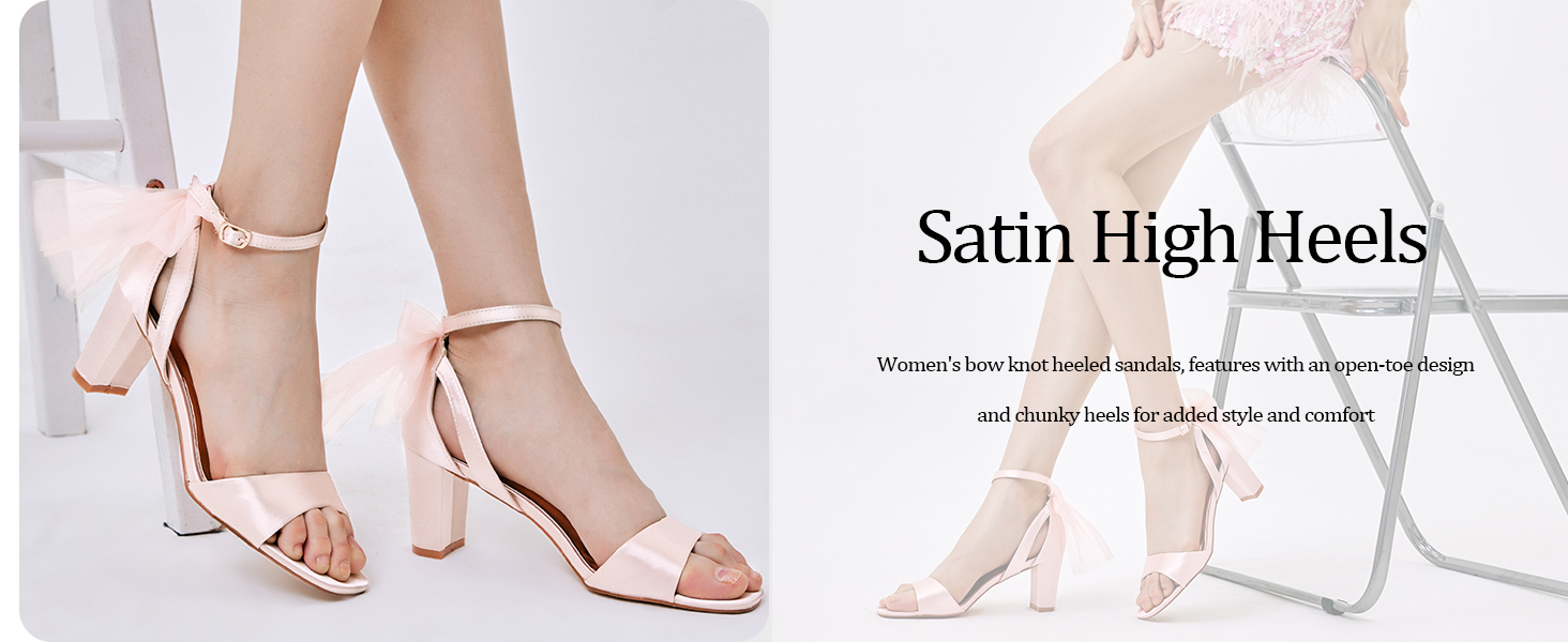 womens bow tie heels