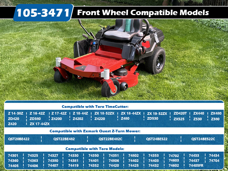 Amazon.com : 105-3471 Front Wheel and Tire Assembly