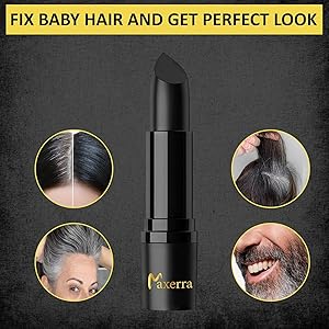 natural black hair color stick
