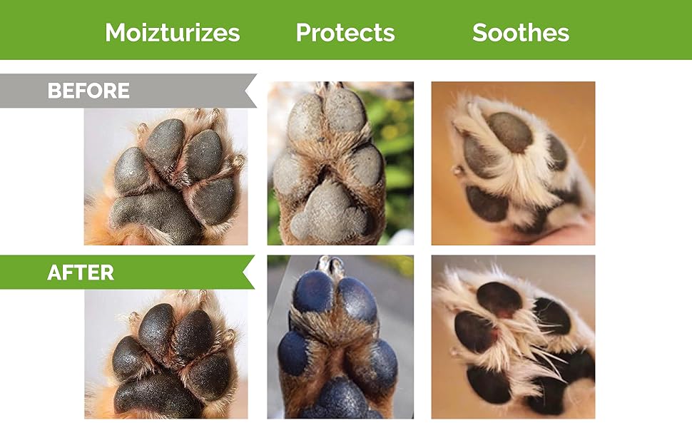 LuckyTail Dog Paw Soother | Organic, Natural and Healing Paw Pad Moisturizer