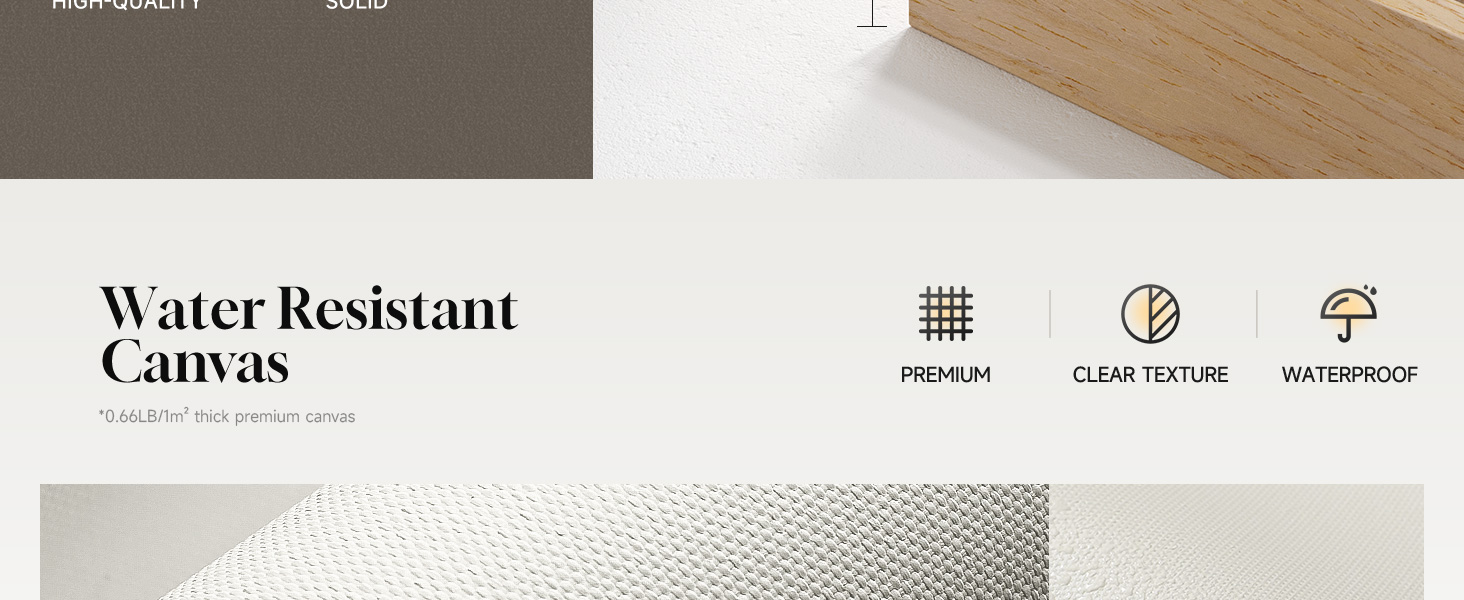 High quality thick canvas framed wall art