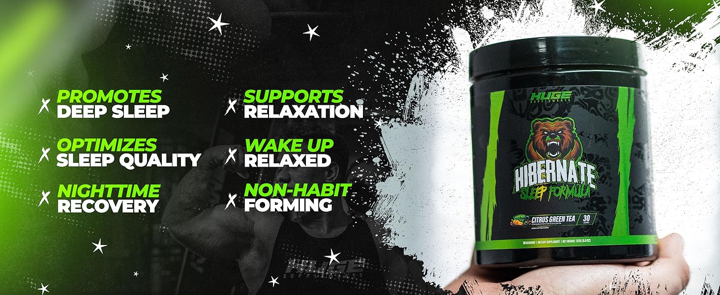 Promotes deep sleep and supports relaxation