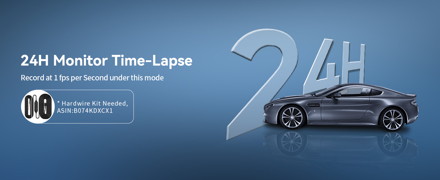 DDPAI Dash Cam for Cars 1296P UHD, Dashcam with Night Vision, Car Dash