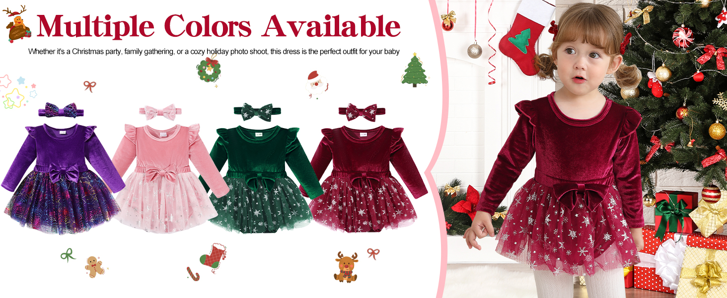 Velvet Tutu Dress for Baby Girls