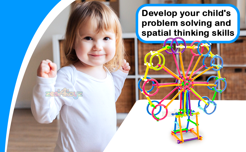 building block ; toys for kids boys 3 5 years Educational Play Games for Kids House DIY Puzzle Set