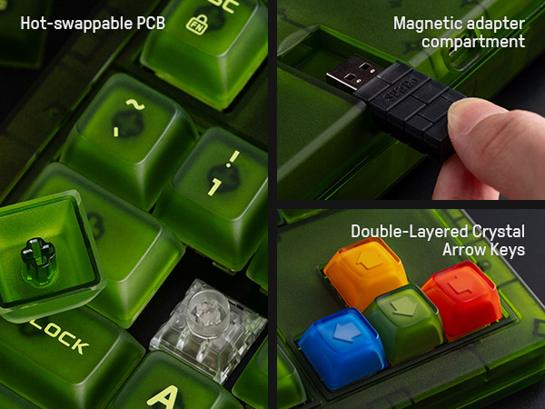 Mechanical Keyboard RGB Backlight Keyboard Hot-swappable Keyboard PCB Programmable Keyboard