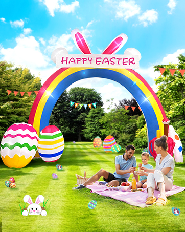bunny inflatable archway