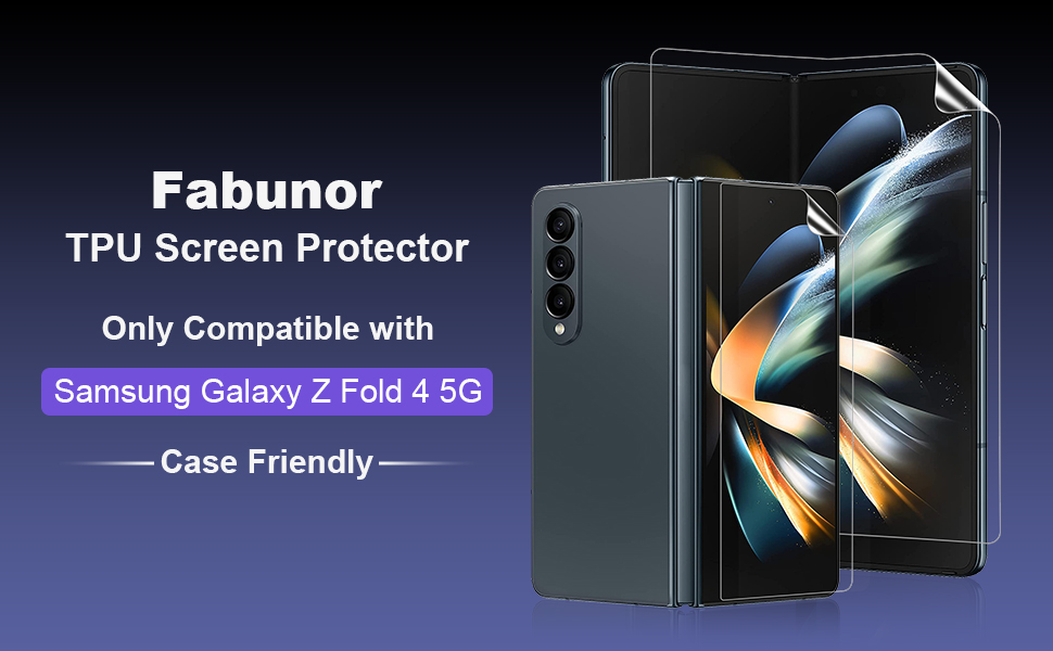 Fabunor TPU Screen Protector Compatible with Samsung Galaxy