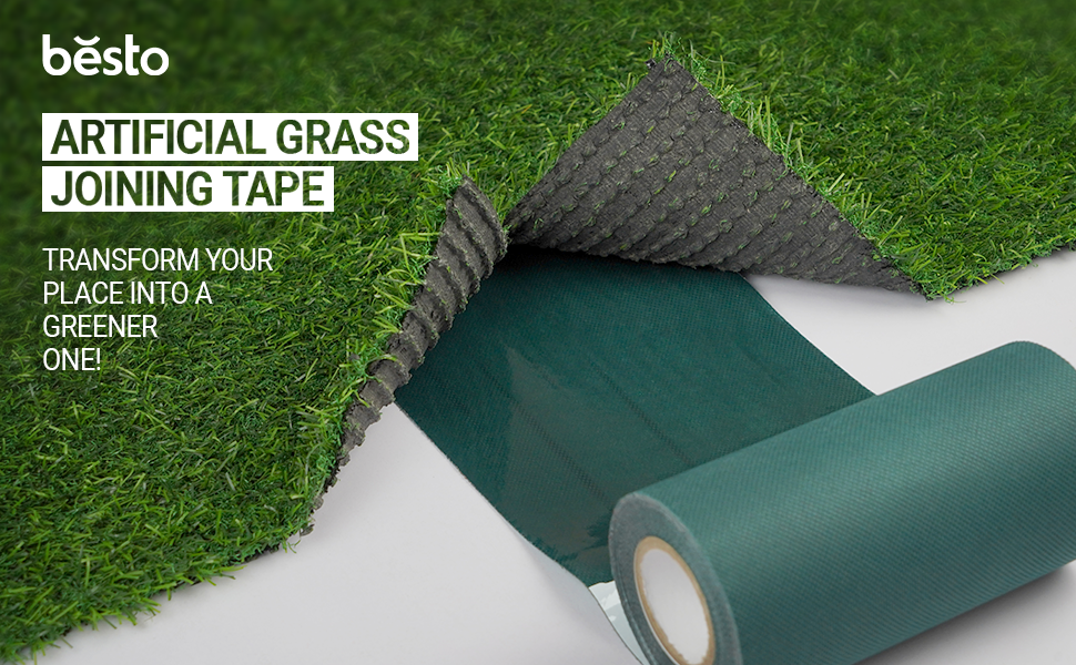 Besto Artificial Grass Tape Self Adhesive Fake Grass Jointing Turf Tape