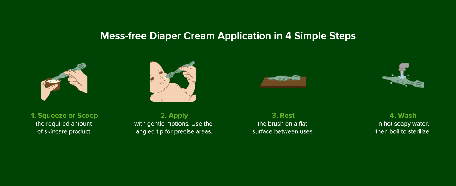 haakaa Baby Diaper Cream Spatula