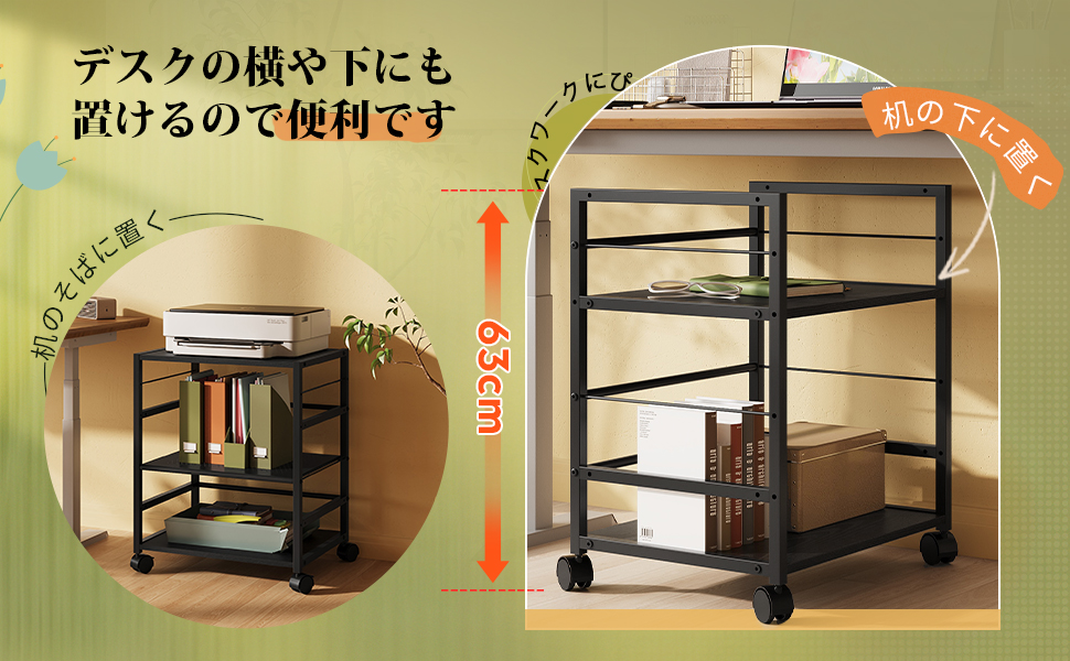 サイドワゴンデスクワゴン