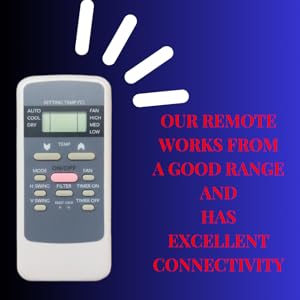 HopShop AC Remote Control Compatible for Hitachi Window and Split Air Conditioner (AC 148)(Please Match The Image with Your Old Remote)