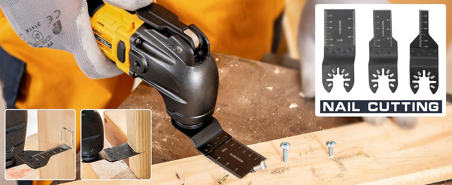 IRONFIST Cordless Oscillating Tool for DEWALT 20V MAX Battery