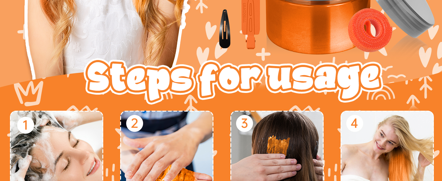 temporary hair color