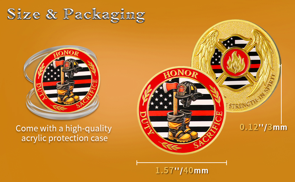 Firefighter Challenge Coin