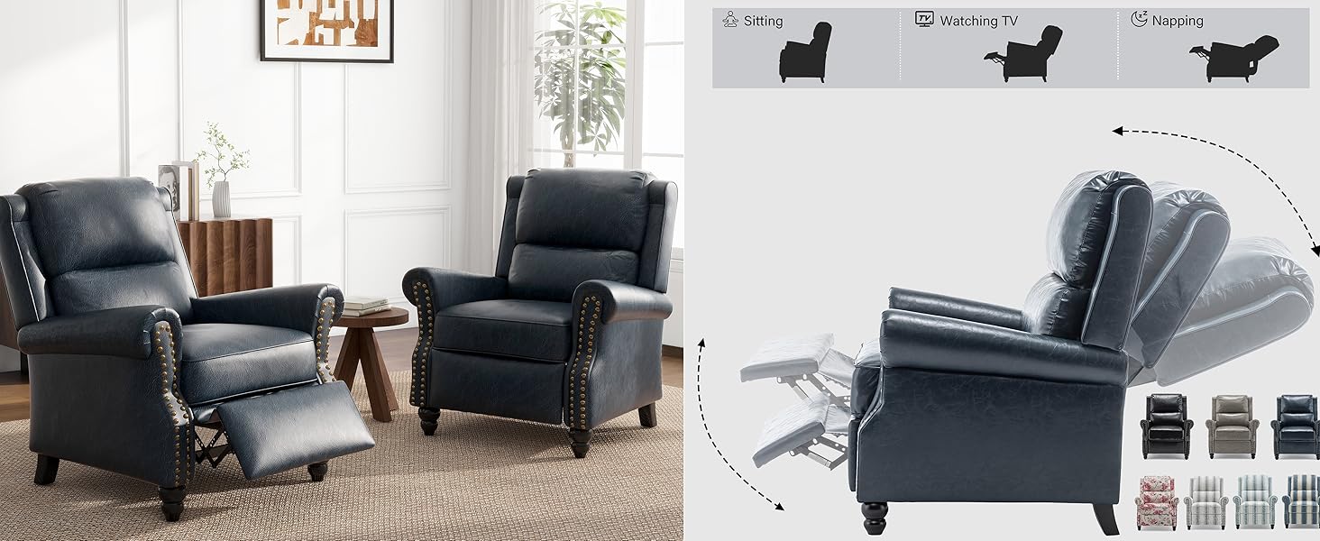Pushback Recliner Chair