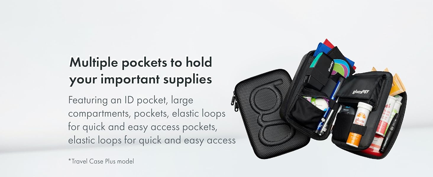 multiple pockets to hold important supplies, features id pockets large compartments pockets elastic