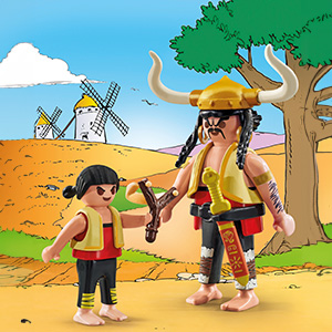 A+ 71545 PLAYMOBIL Asterix: Soupalognon y Crouton et Pepe