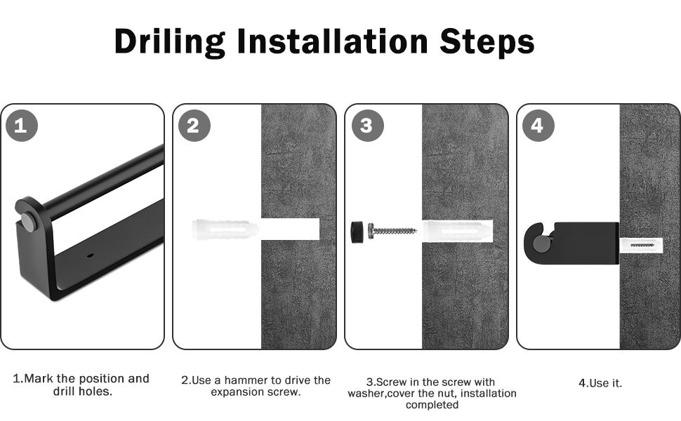 Paper Towel Holder Under Wall Mount Paper