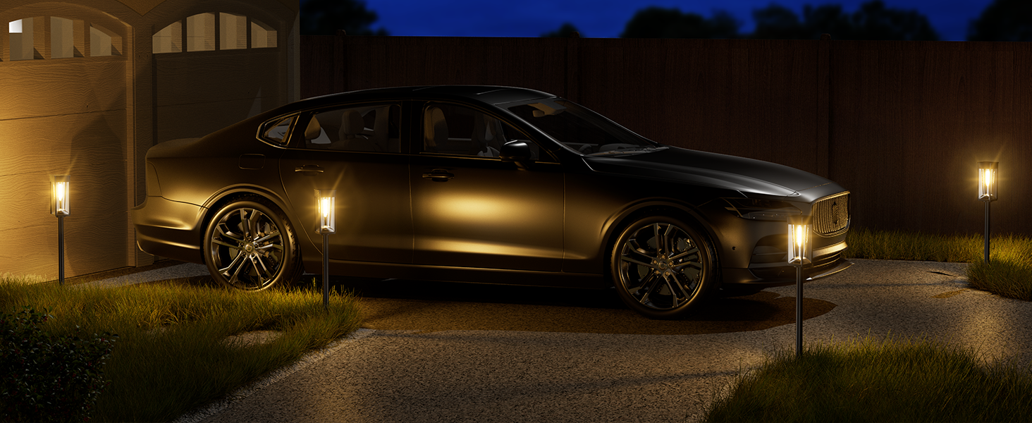 landscape lights solar powered