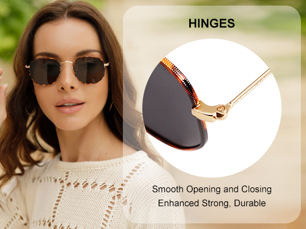 SOJOS Small Square Polarized Sunglasses for Men and Women