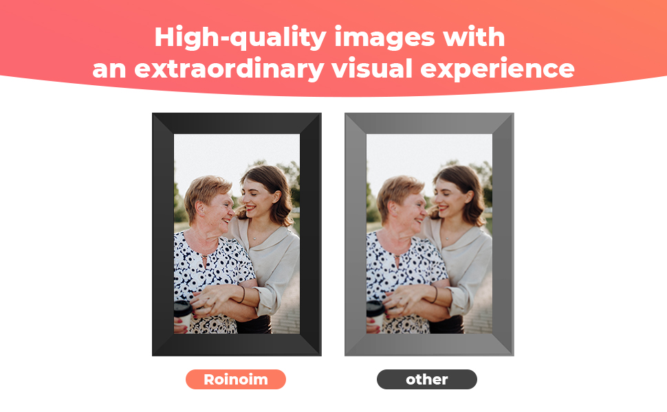 10.1 Inch Digital Picture Frames for Photos and Videos with Builtin 32GB Memory