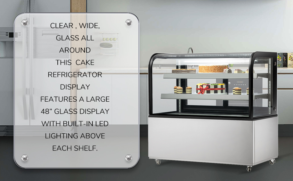 Commercial Refrigerated Bakery Display Case
