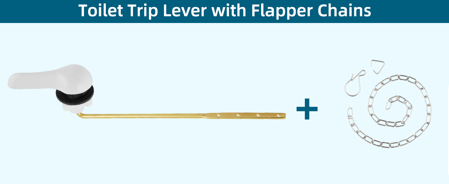 Hygie Rinse Universal Toilet Handle Replacement Kit Front Mount Toilet