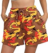 Hozoely Women's Casual Shorts Drawstring Waist Sweat with Pockets Soft Relaxed Fit Athletic Sport...